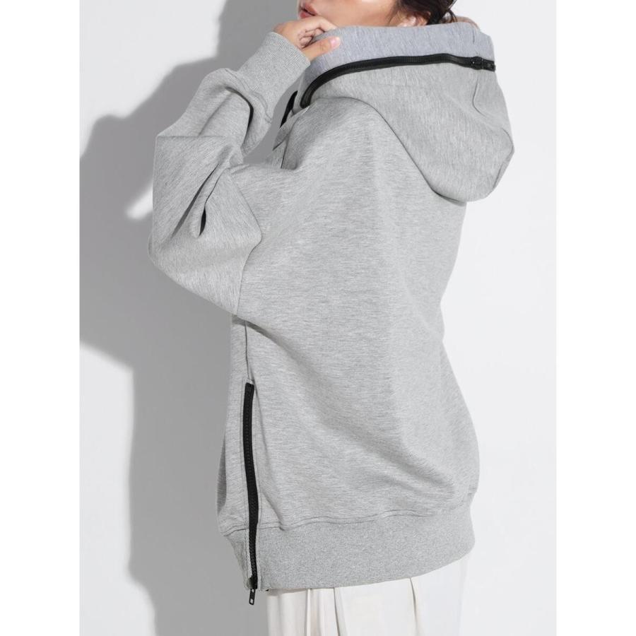 SCOTCLUB（スコットクラブ） ジップデザイン箔ロゴパーカー : マルイ