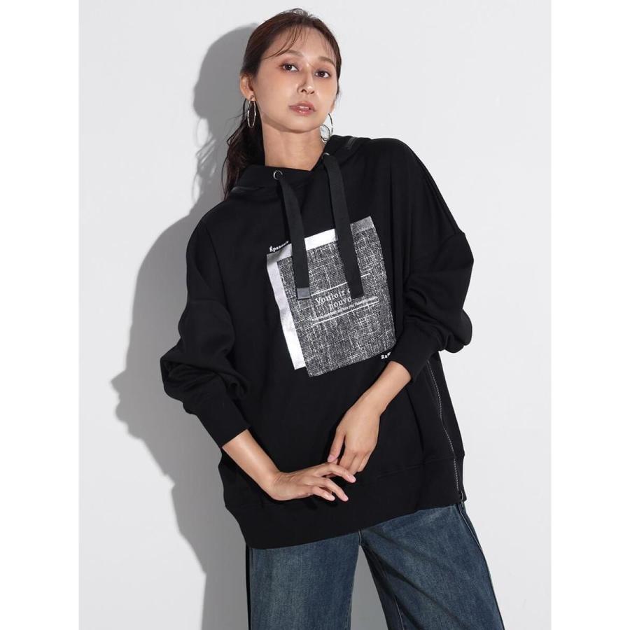 SCOTCLUB（スコットクラブ） ジップデザイン箔ロゴパーカー : マルイ