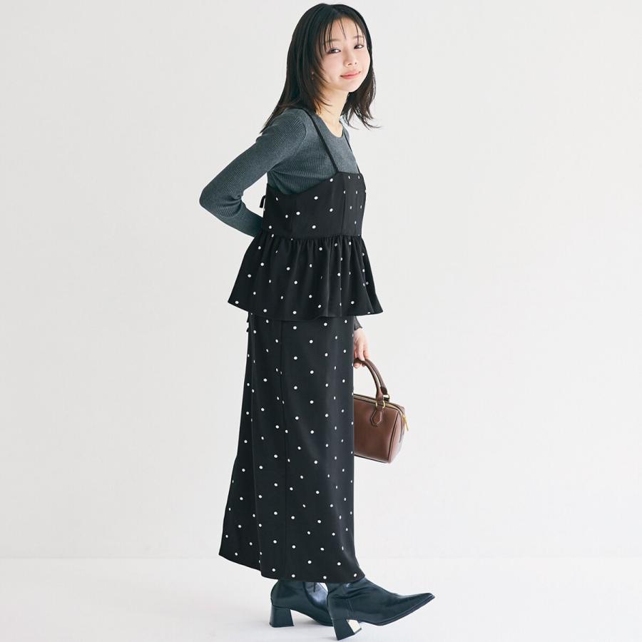 coca（コカ） ドットペプラムワンピース 全2色 : マルイ(丸井)Yahoo!店