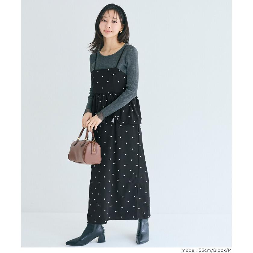 coca（コカ） ドットペプラムワンピース 全2色 : マルイ(丸井)Yahoo!店