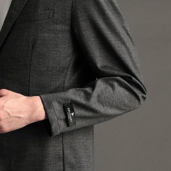 DELEGANT メランジプリントジャージ セットアップジャケットの画像