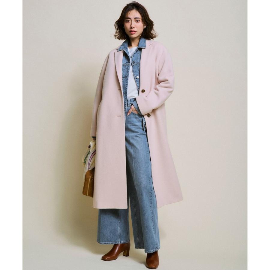 シナモンスパイス　　　ウール　モッサ　チェスターコート　40 23区（ニジュウサンク） 【WEB＆一部店舗限定】ウールモッサ