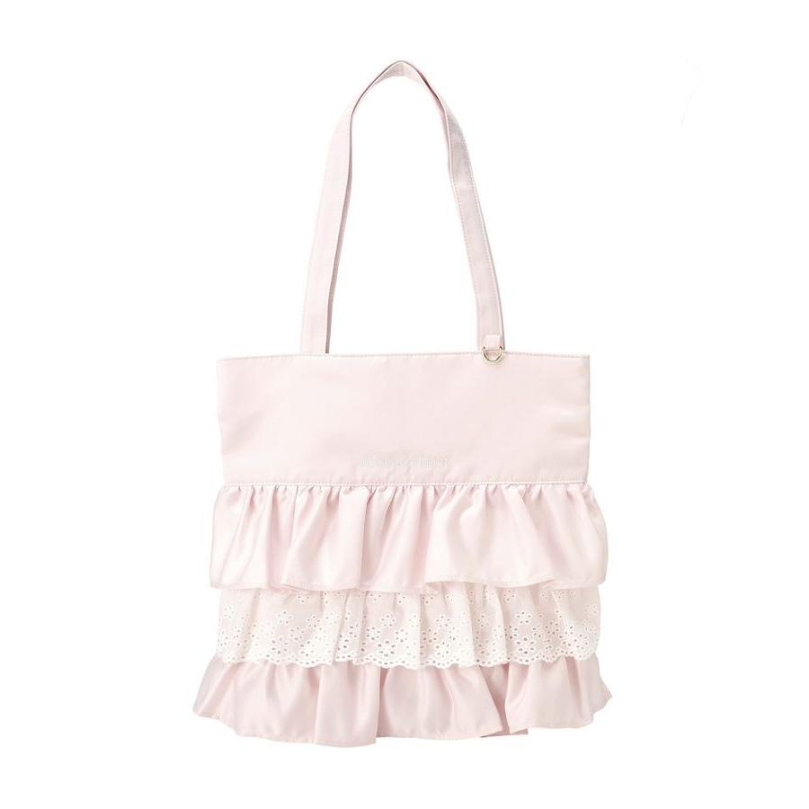 Maison de FLEUR（メゾンドフルール） サテンフロントフリルスクエア