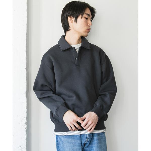 服*す様 BOTTER ボッター　裏毛ボーダーポロシャツ niko and…（ニコアンド） ポロシャツ 裏毛ボーダーポロ メンズ