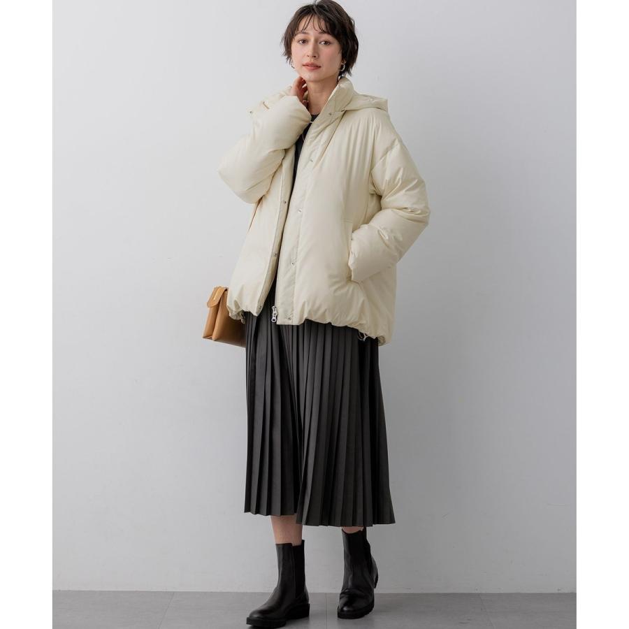 【WEB＆一部店舗限定】ステッチレス フーデット ダウンの画像
