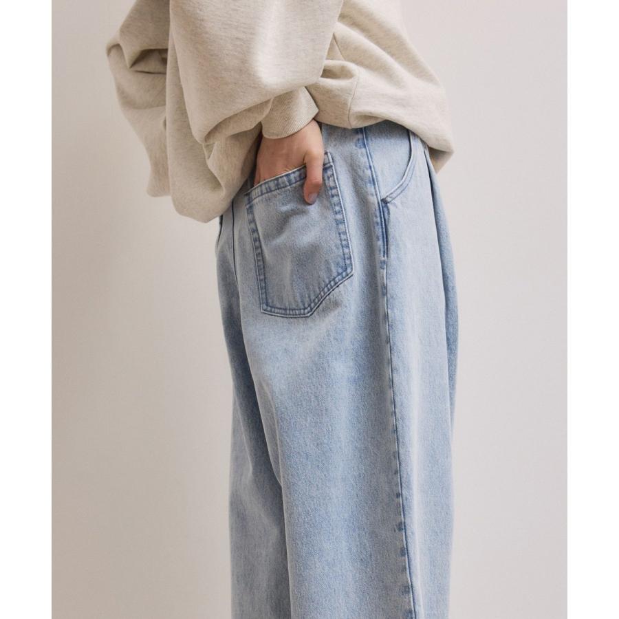ADAM ET ROPE'（アダムエロペ） 【WEB限定】2タックカーブデニムパンツ