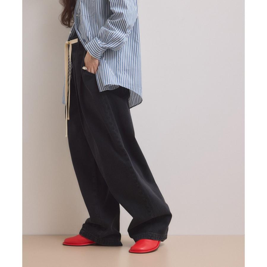 ADAM ET ROPE'（アダムエロペ） 【WEB限定】2タックカーブデニムパンツ