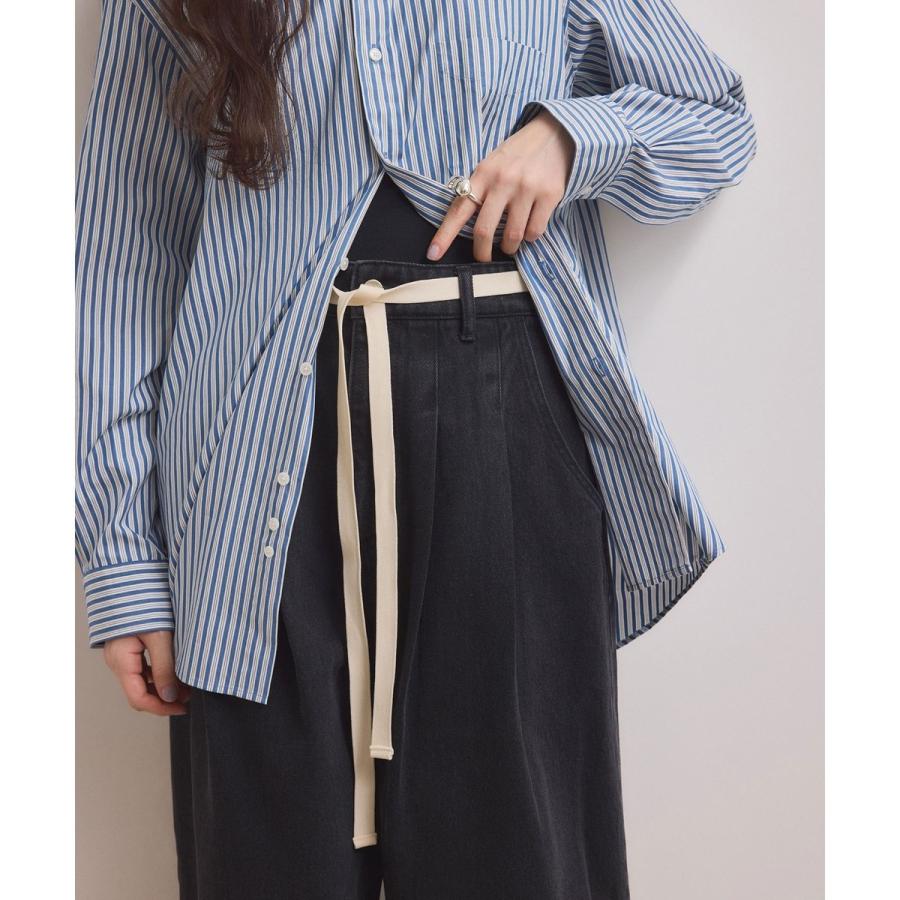 ADAM ET ROPE'（アダムエロペ） 【WEB限定】2タックカーブデニムパンツ