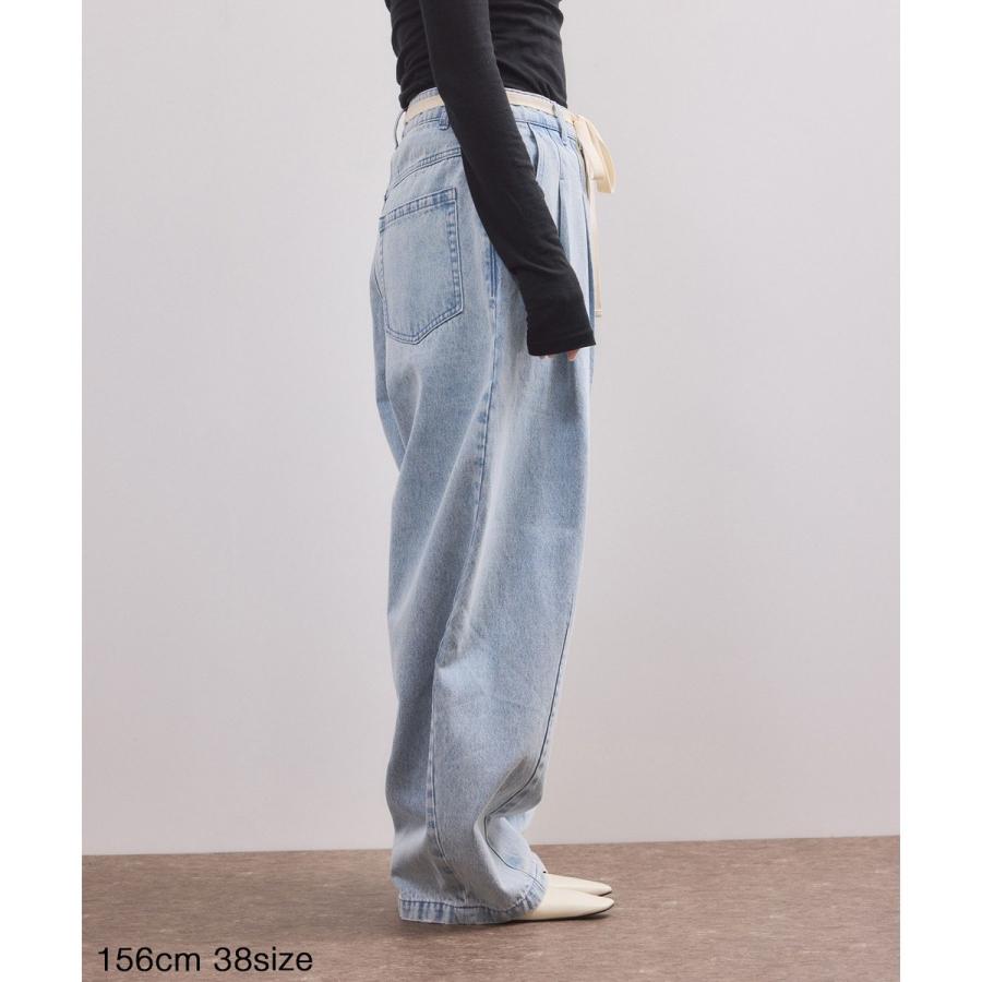 バイイー　デニム2着 ADAM ET ROPE'（アダムエロペ） 【WEB限定】2タックカーブデニムパンツ