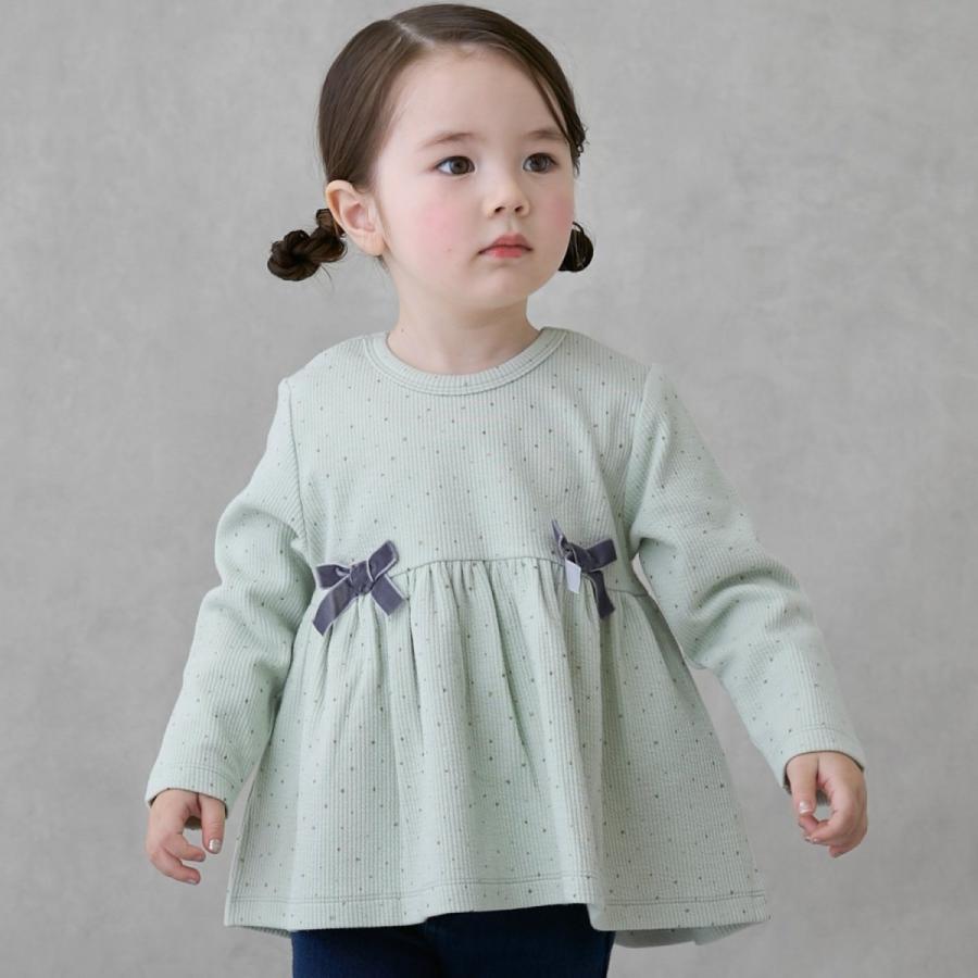 petit main 裏起毛カットリボンチュニック : マルイ(丸井)Yahoo!店