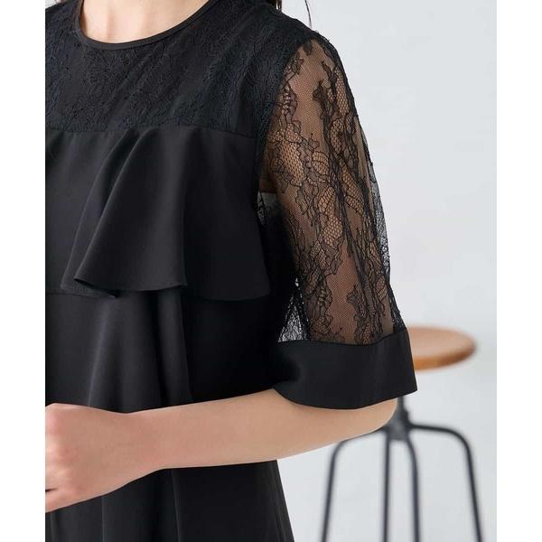 【結婚式/お呼ばれに】ラッフルティアードオールインワンドレスの画像