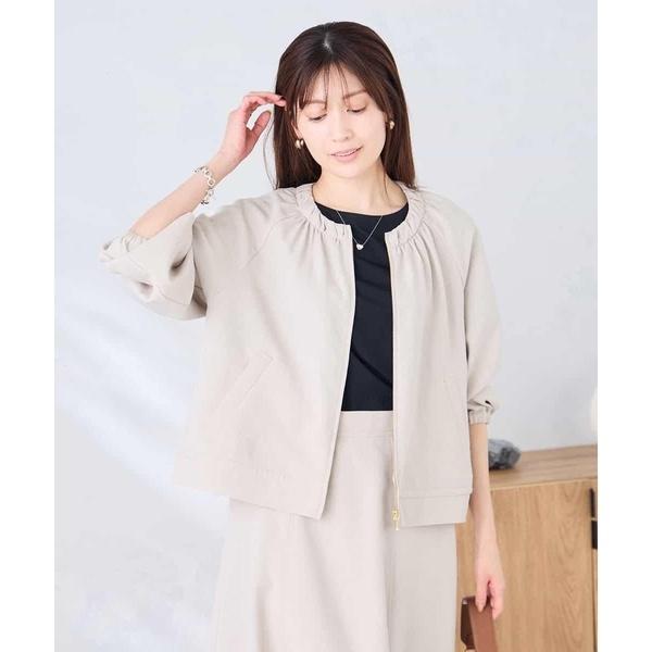 未使用】unlabel. haruka 2WAY UV ジップアップブルゾン unlabel 