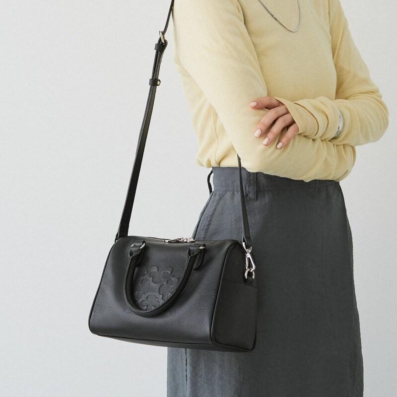 russet（ラシット） 《composition》レザー2WAYミニボストンバッグ(CE