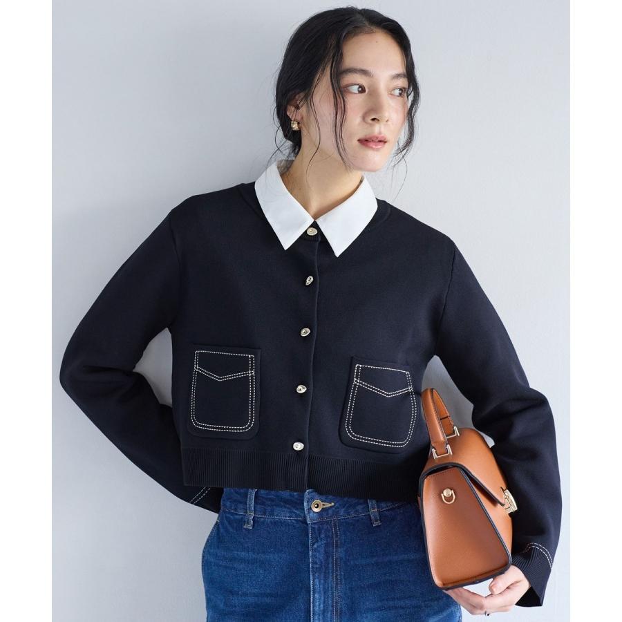 VIS（ビス） ステッチワークニットジャケット : マルイ(丸井)Yahoo!店