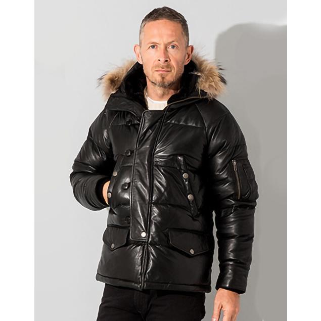 Liugoo Leathers 本革 N-3Bフライトジャケット MIL07Bの画像