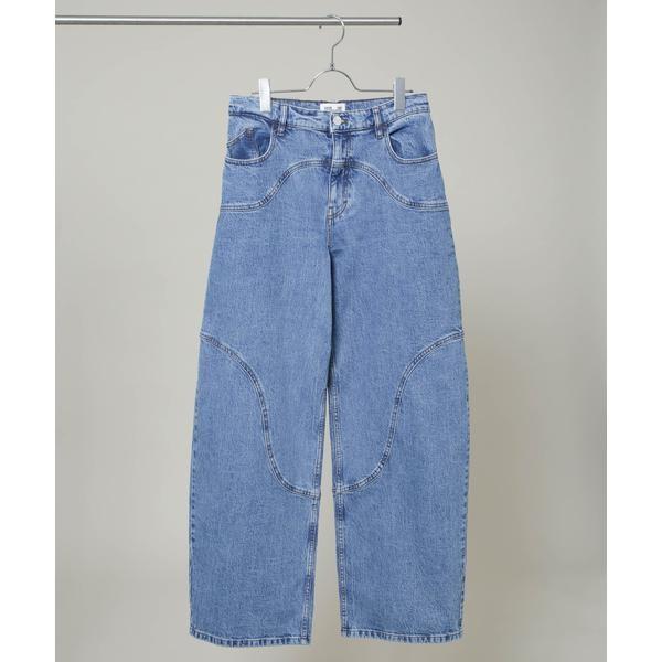 BAUM UND PFERDGARTEN／Patch denim パンツ(セットアップ可)の画像