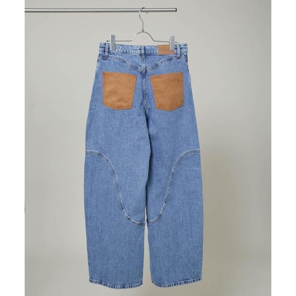 BAUM UND PFERDGARTEN／Patch denim パンツ(セットアップ可)の画像