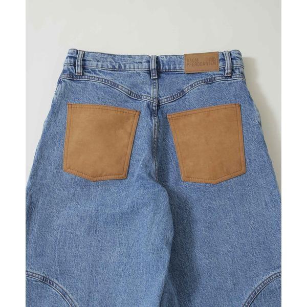 BAUM UND PFERDGARTEN／Patch denim パンツ(セットアップ可)の画像