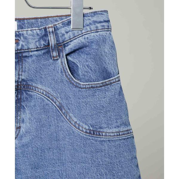 BAUM UND PFERDGARTEN／Patch denim パンツ(セットアップ可)の画像
