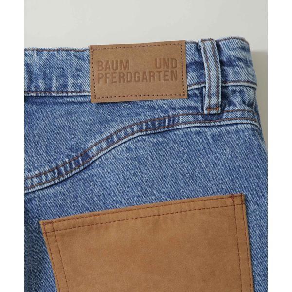 BAUM UND PFERDGARTEN／Patch denim パンツ(セットアップ可)の画像
