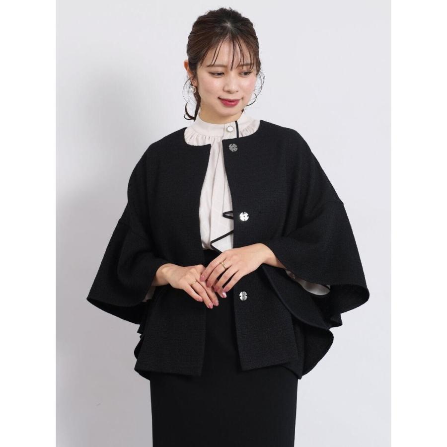 ♡新品タグ付きFENNEL（フェンネル）フリルスリーブコートヤマダヤ♡ FENNEL（フェンネル） ラッフルスリーブツイードジャケット : マルイ