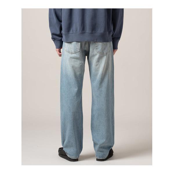 555(TM) リラックスストレート ジーンズ ライトインディゴ : マルイ