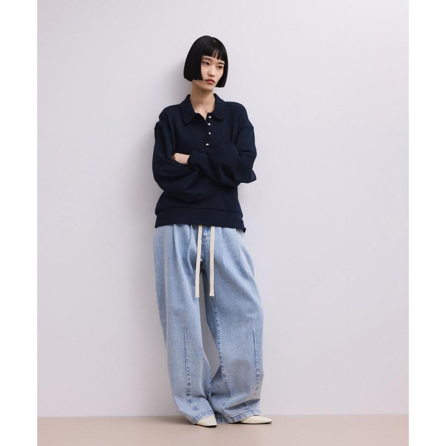 ADAM ET ROPÉ FEMMEポロ襟フォルムプルオーバー ADAM ET ROPE'｜【WEB限定】ポロ襟フォルムプルオーバー | Rakuten