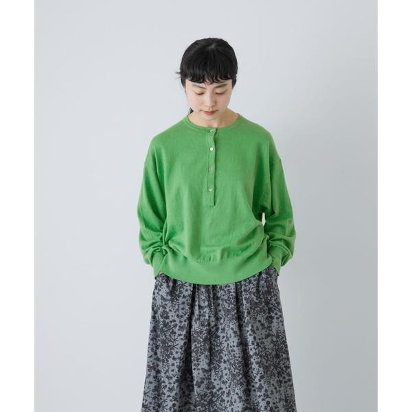 かぐれ コットンカシミヤヘンリーネックニット : マルイ(丸井)Yahoo!店