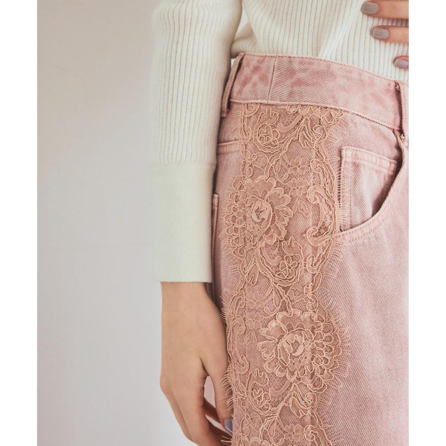 GRACE CONTINENTAL（グレースコンチネンタル） サイドレースデニム
