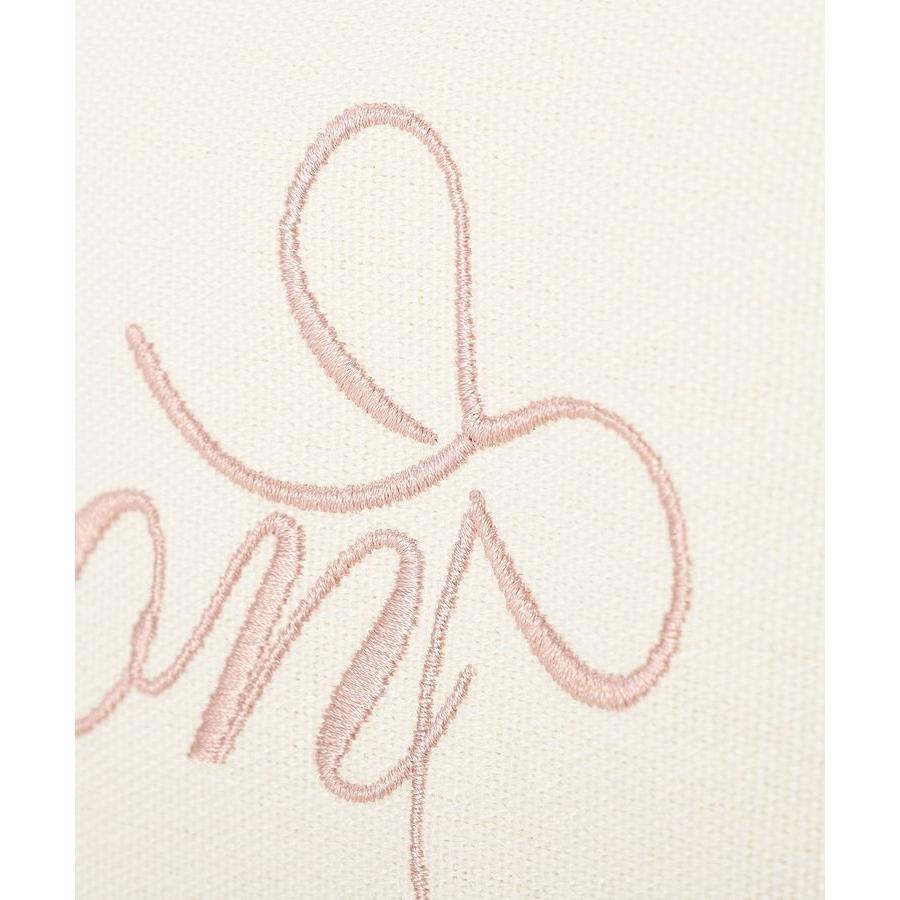 Maison de FLEUR（メゾンドフルール） ロゴ刺繍フリルハンドル帆布