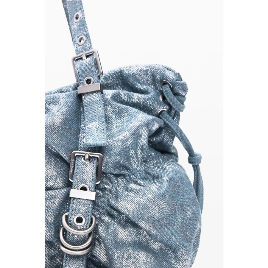 Desigual（デシグアル） デニムのギャザー入りミディアムバッグ 2026SS