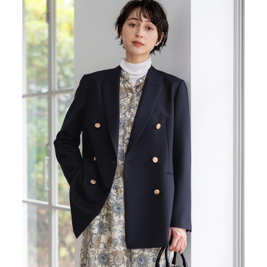 今季 タグ付き 23区 TWギャバジン テーラード ジャケット 48 ネイビー 23区（ニジュウサンク） 【VERY/Oggi/CLASSY掲載】TWギャバジン