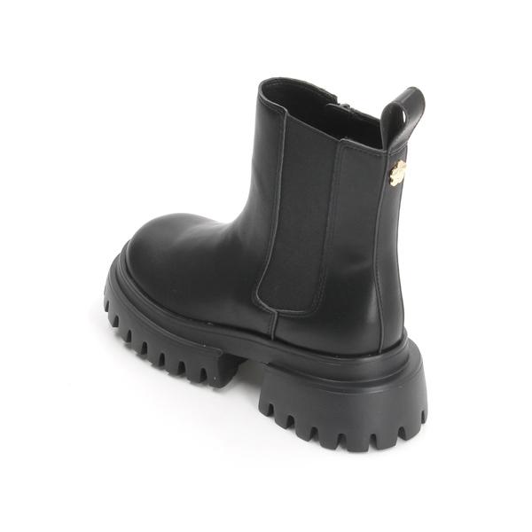 MARY QUANT マリークワント メタルデイジーサイドゴアブーツ ブラック MARY QUANT（マリークヮント） メタルデイジーサイドゴア ブーツ