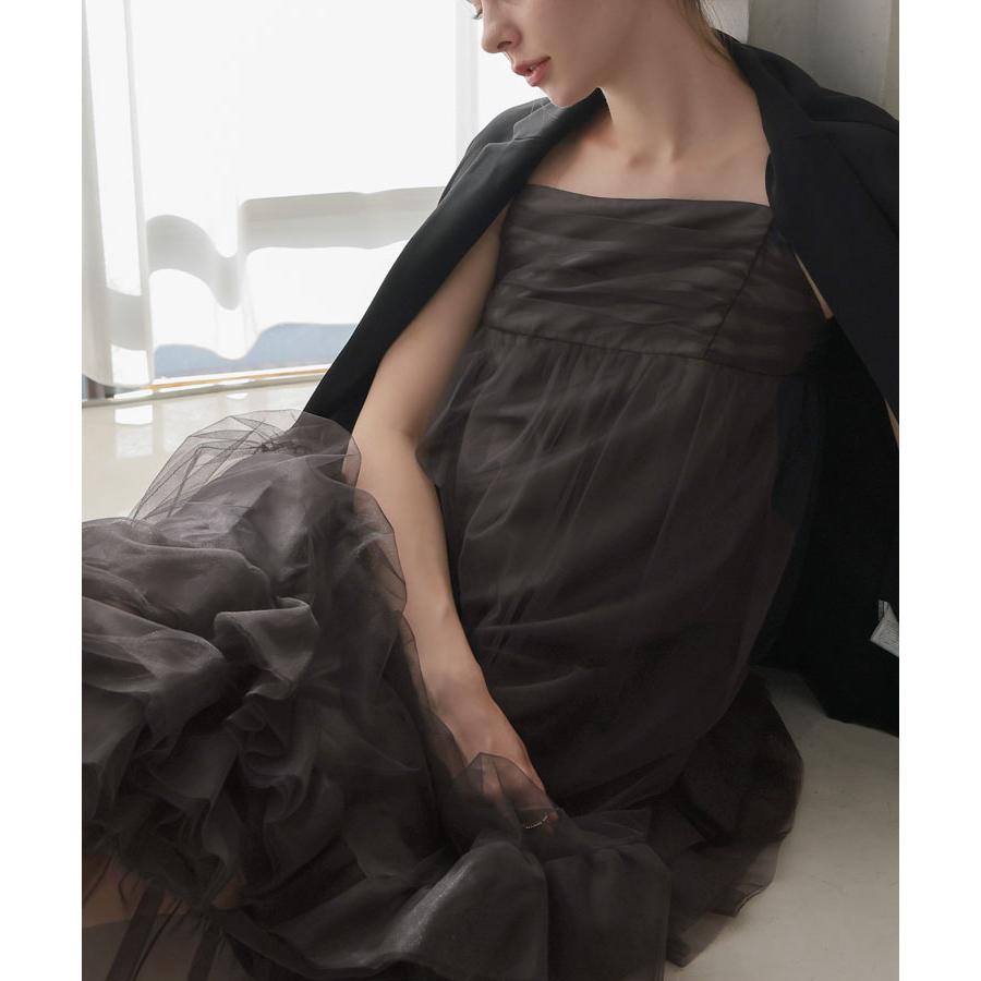 ANDRESD 【ANDRESD】volume tulle jacket set dress : マルイ(丸井