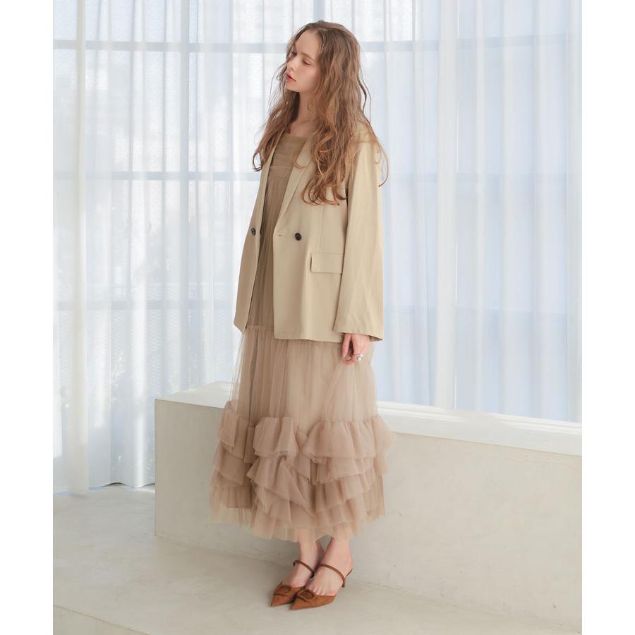 ANDRESD 【ANDRESD】volume tulle jacket set dress : マルイ(丸井
