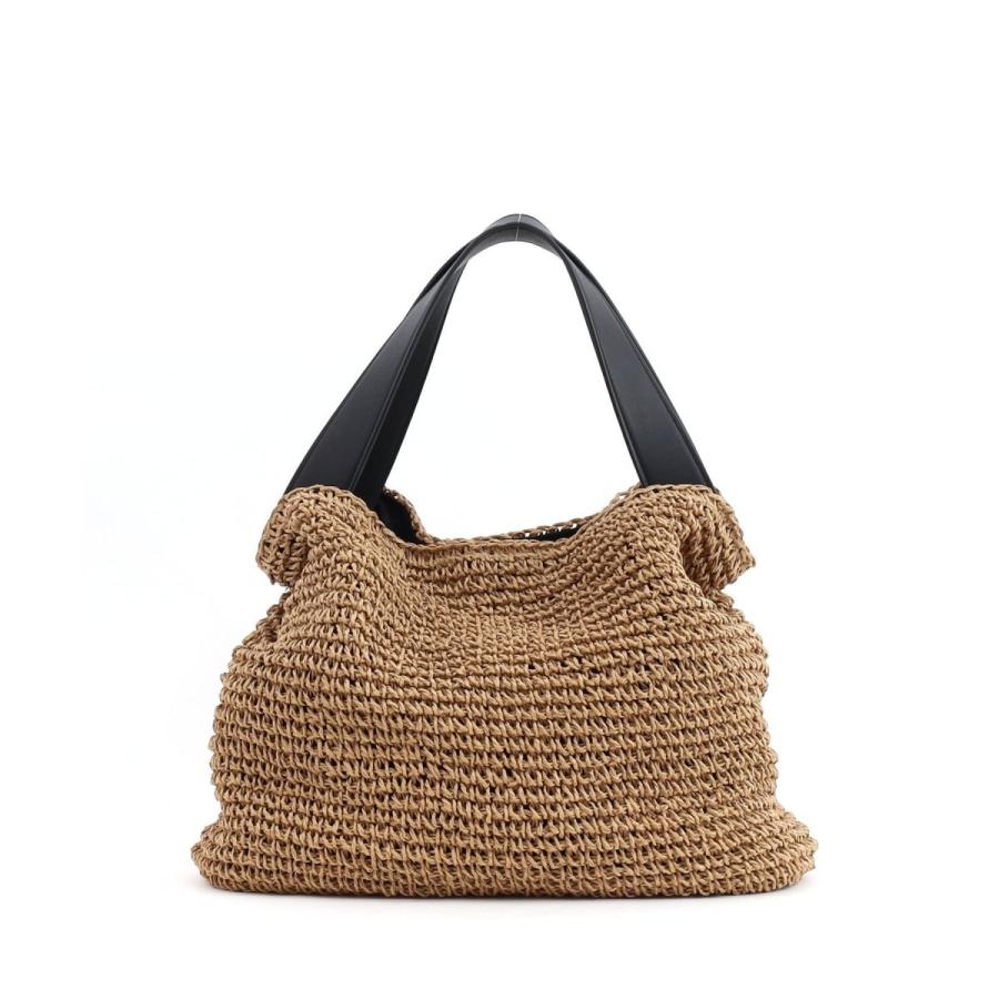 COOCO（クーコ） 【COOCO】ペーパー2WAY カゴバッグ かごバッグ A4 A4