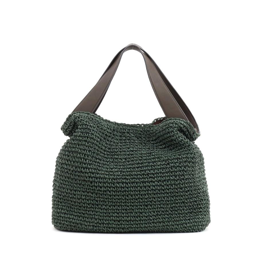 COOCO（クーコ） 【COOCO】ペーパー2WAY カゴバッグ かごバッグ A4 A4