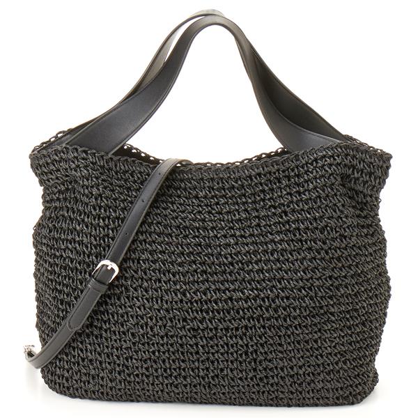 COOCO（クーコ） 【COOCO】ペーパー2WAY カゴバッグ かごバッグ A4 A4