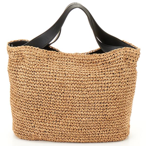COOCO（クーコ） 【COOCO】ペーパー2WAY カゴバッグ かごバッグ A4 A4