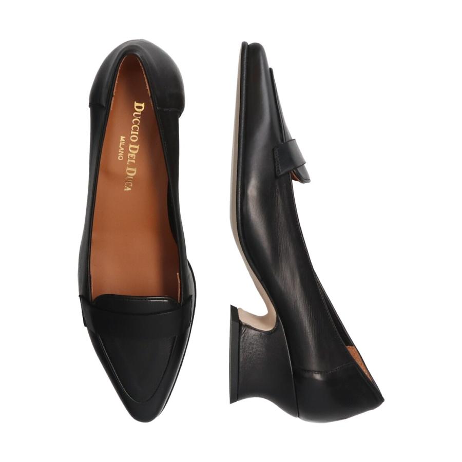 DUCCIO DEL DUCA◆4.5cmヒール◆ポインテッドトウモカパンプス_8