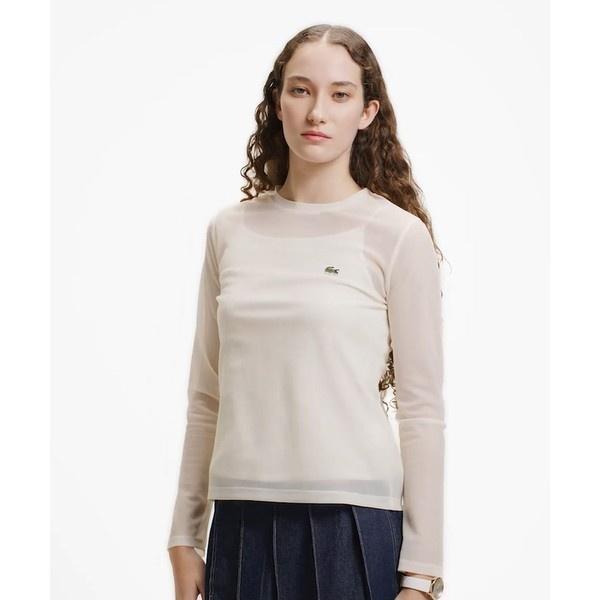LACOSTE（ラコステ） レイヤードシアートップス キャミソール付き