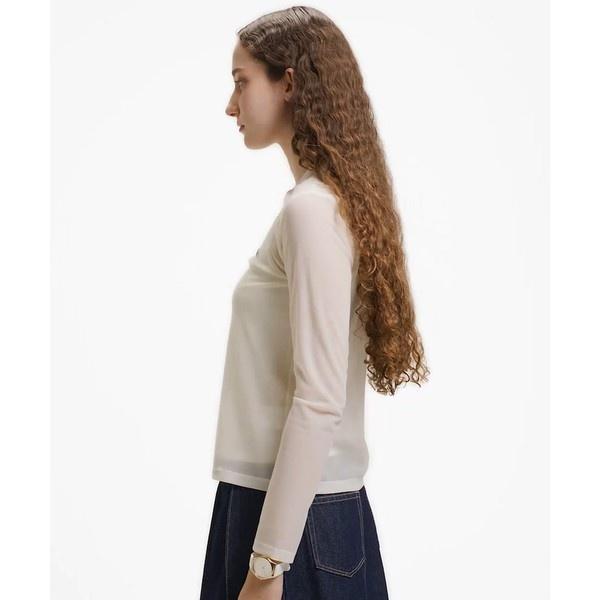 LACOSTE（ラコステ） レイヤードシアートップス キャミソール付き