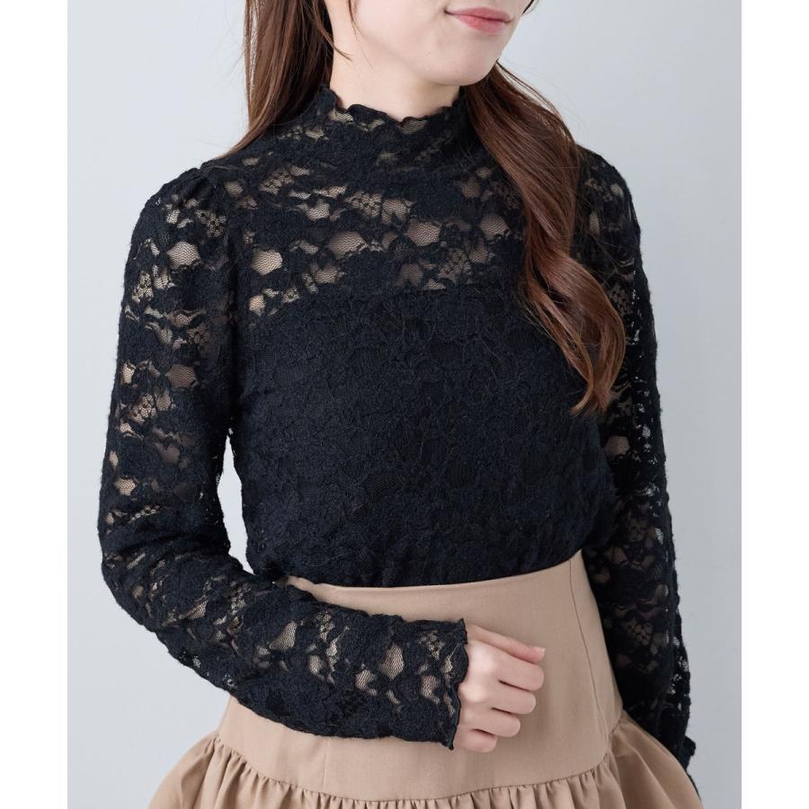 Yue ブラック レース ジップアップ　現販売品 Yue ブラック レース ネグリジェ S - メルカリ