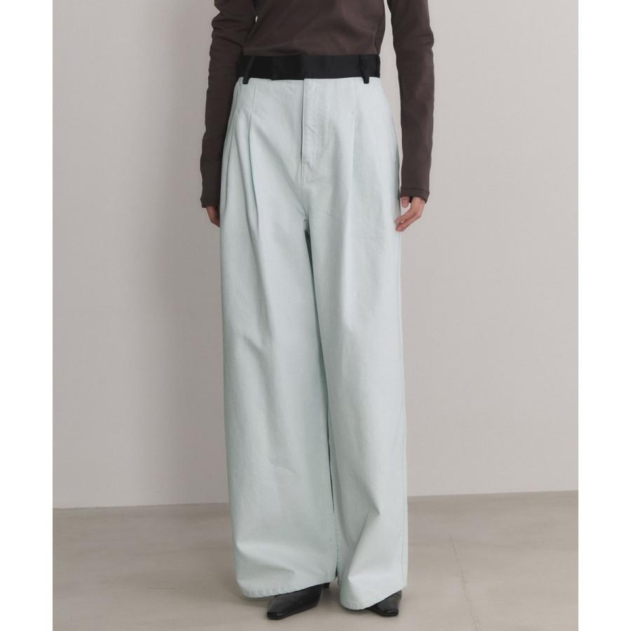 ADAM ET ROPE'（アダムエロペ） 【EMOELLE】ドレスデニムパンツ