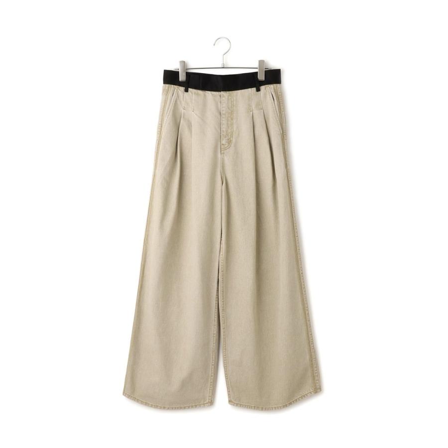 ADAM ET ROPE'（アダムエロペ） 【EMOELLE】ドレスデニムパンツ