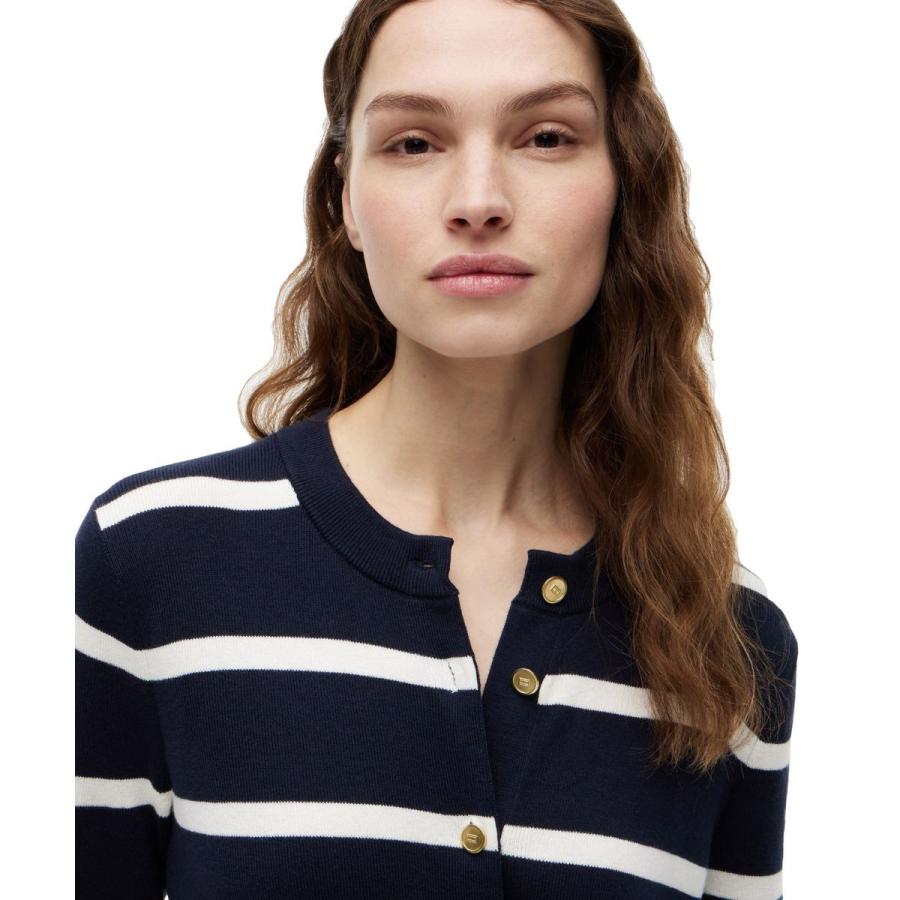   コットンフルニードルクルーネックカーディガン TOMMY HILFIGER（トミー・ヒルフィガー） コットンフルニードルクルー