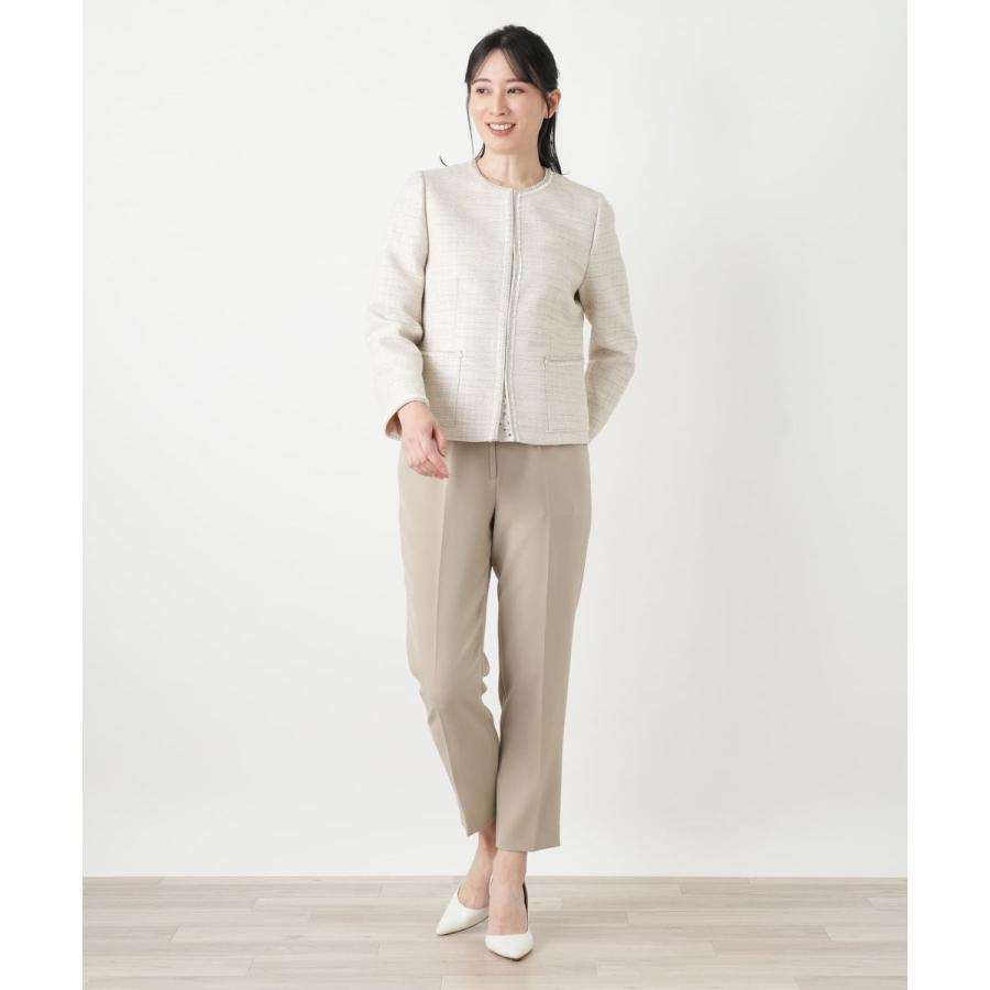ツイードノーカラージャケット【ROCHAS Premiere】の画像