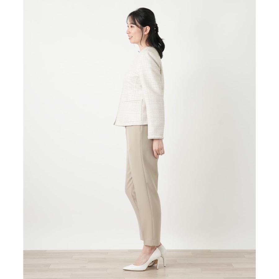 ツイードノーカラージャケット【ROCHAS Premiere】の画像