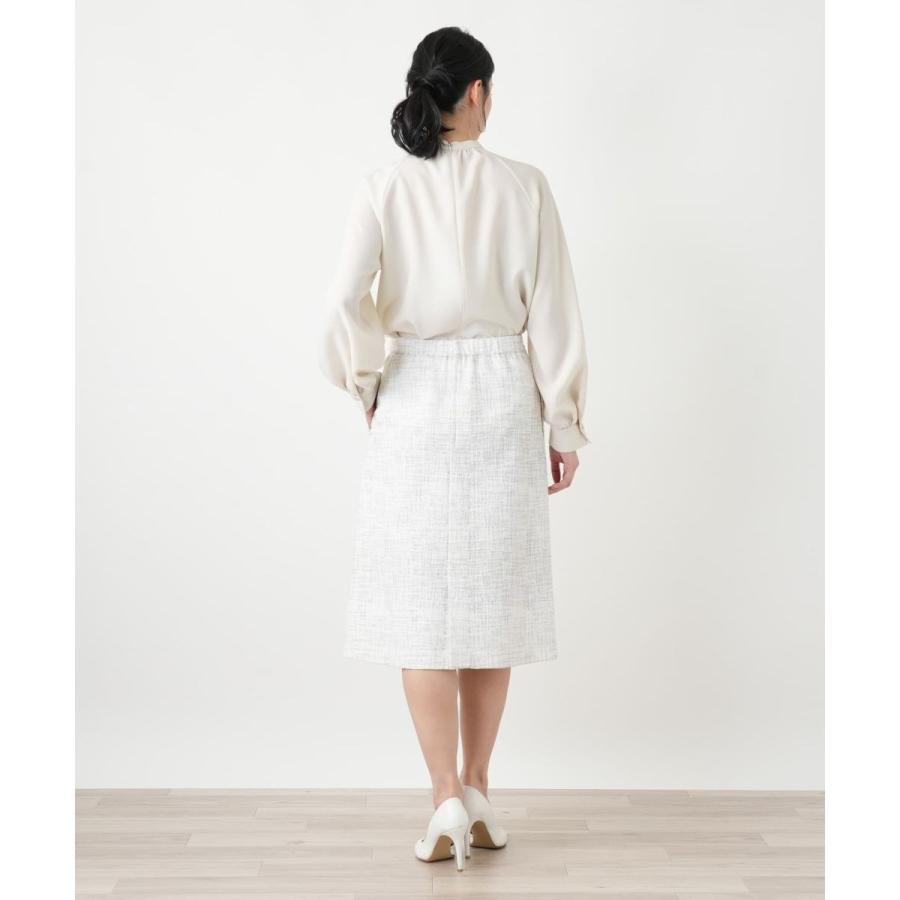 ツイードタイトスカート【BOURGE】の画像