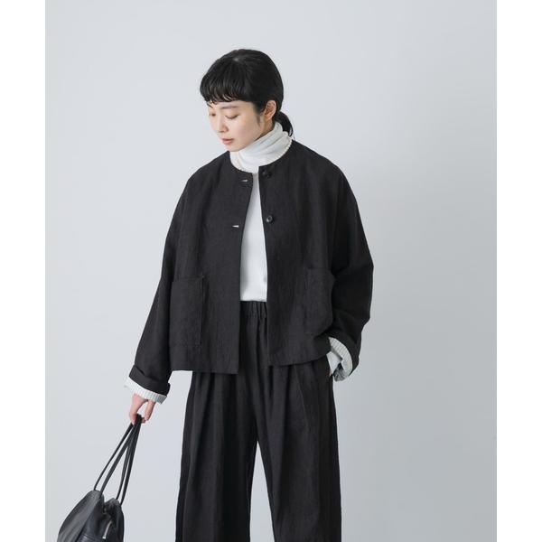 かぐれ リネンラミーノーカラージャケット : マルイ(丸井)Yahoo!店